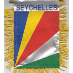 bandiera dello specchio d'attaccatura dell'automobile nazionale delle Seychelles del poliestere