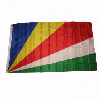 bandeira nacional de seychelles bandeira de bandeira do país de seychelles
