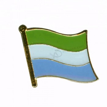 Sierra Leone Landesflagge Anstecknadel