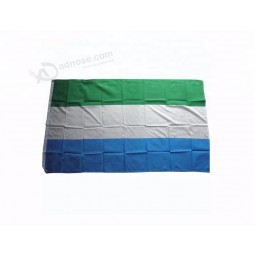 3 * 5ft Sierra Leone Land Polyester Fahnendruck