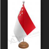 シンガポールテーブル国旗シンガポールデスクトップフラグ