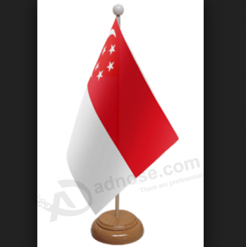 bandera de mesa de singapur bandera de escritorio de singapur
