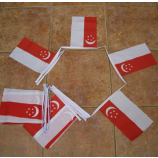 bandiera decorativa della stamina della stamina di Singapore del poliestere