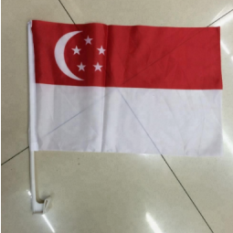 National day Singapore country car window flag banner