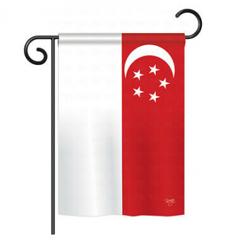 Nationaltag Singapur Land Hof Flagge Banner