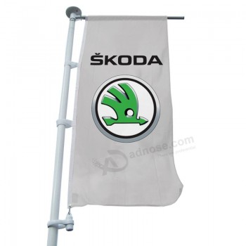 Fabricants en gros personnalisé de haute qualité rue skoda bannière