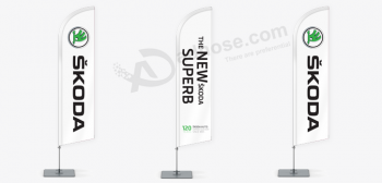 Флаг производителей прямой пользовательский лучшее качество Skoda флаг