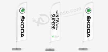 Drapeau fabricants direct personnalisé meilleure qualité drapeau skoda