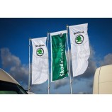 Heiße Verkaufsqualitätsskoda-Flagge mit gutem Preis und irgendeiner Größe