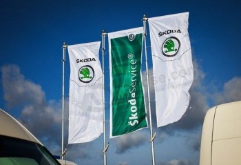 Heiße Verkaufsqualitätsskoda-Flagge mit gutem Preis und irgendeiner Größe