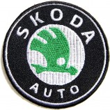 SKODA AUTO Logo Sign Motorsport Car Racing Patch Sew Iron on Applique Embroidered T shirt Jacket Suit Custom BY SURAPAN