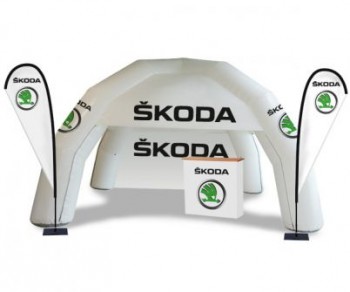 flag manufacturers custom high-end skoda flag with cheap price