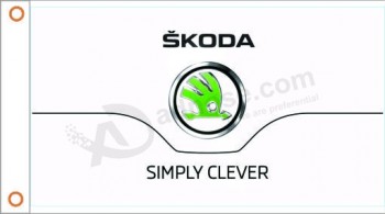 Fabricants en gros personnalisé haut de gamme skoda drapeau