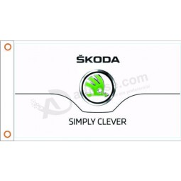 fabricantes al por mayor de encargo de alta gama skoda bandera