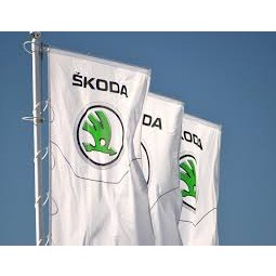 directo de fábrica al por mayor personalizado mejor calidad skoda bandera