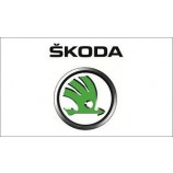 bandiera skoda grande personalizzata di alta qualità all'ingrosso 1500mm x 900mm