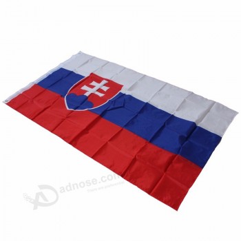 tela de poliéster de alta calidad bandera de eslovaquia fábrica de banderas
