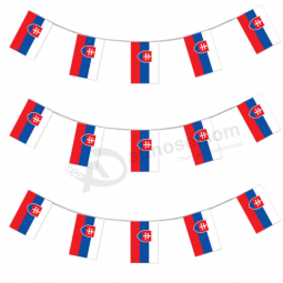 Heet verkoop Slowaakse nationale bunting vlag voor decoratief