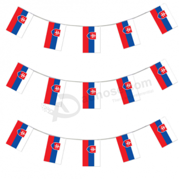 Vente chaude drapeau national slovaque de nid d’ange pour décoratif