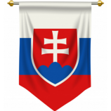Polyester Slovakia Country Pennant Flag for Hanging