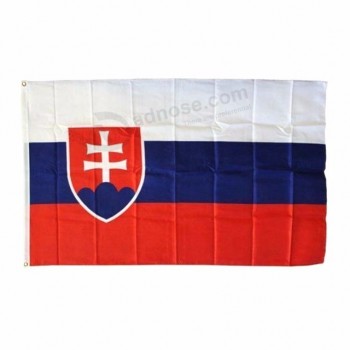 Bannière nationale de la Slovaquie Bannière du drapeau du pays slovaque