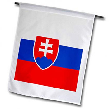 Polyester dekorative slowakische slowakische nationale Gartenflagge