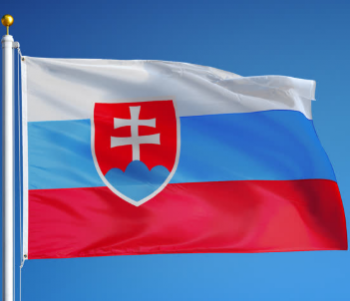 Bannière personnalisée drapeau de la Slovaquie pour la célébration de l’événement