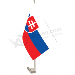 Außen Polyester Slowakei nationale Autofenster Flagge