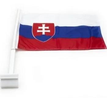 bandera promocional eslovaquia Ventanas del coche bandera hooder