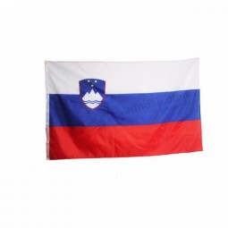 Drapeau slovène en polyester suspendu de 3 pi x 5 pi