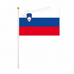 Différents pays Promotion fans SLOVÉNIE drapeau à main