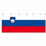 precio barato pantalla impresa bandera de malla de eslovenia