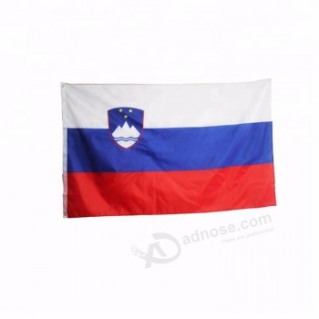 Vlag van 90 * 150 polyester nationaal land Slovenië