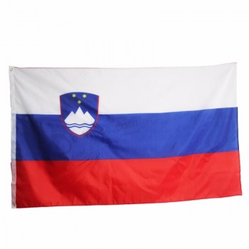 Slovénie/Drapeau du pays slovène 3 * 5FT / 90 * 150cm Suspendu Bureau / Activité / Parade / Festival / Décoration de la maison Nouvelle mode