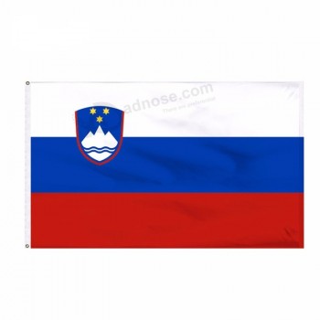 sublimação de calor impressão digital 100% poliéster eslovénia bandeira do país