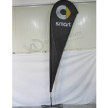 Advertising Smart tear drop flag Benz Smart beach flags
