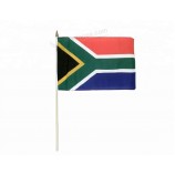 Cheap polyester south africa hand flag
