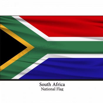 Grande qualité en gros pas cher Prix Afrique du Sud Drapeau du pays et drapeau national