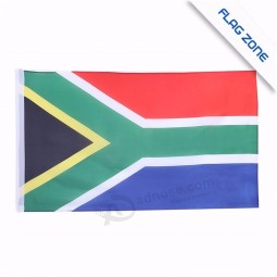 Hot sale trendy style colorful foldable durable celebration South Africa national flag