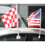 Fabricant professionnel Sublimation personnalisée Nation Drapeau de voiture