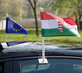 Fabricant en gros promotionnel bon marché drapeau de voiture personnalisé