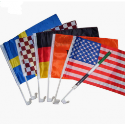 High Quality Polyester Window Car Flag Of Different countries