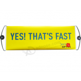 individuell bedruckte 24 * 70cm versenkbare Fächer Banner