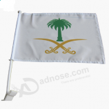 Drapeau de fenêtre de voiture de Noël mini conception d’usine en gros