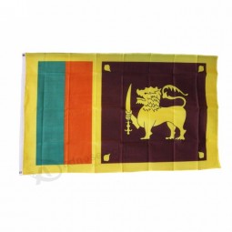 höchste qualität fabrik benutzerdefinierte 3x5 polyester sri lanka flagge