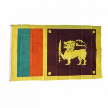 3 x 5 ft Polyester Digitaldruck Sri Lanka Flagge