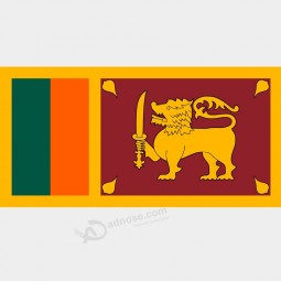 Hecho en China bandera de Sri Lanka de alta calidad