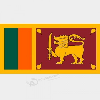 gemaakt in China de vlag van Sri Lanka van uitstekende kwaliteit