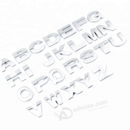 decoratieve fabrikant decoratieve 3D Auto metalen lettersticker