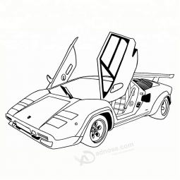 ホット販売カスタムスクラッチプルーフ透明カーステッカー